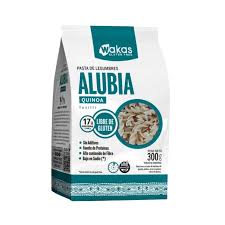 Pasta de legumbres fusilli c/alubias y quinoa 250g - Wakas