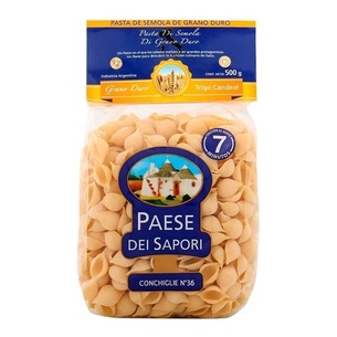 Pasta de sémola. Conchiglie n°36 - Paese Dei Sapori