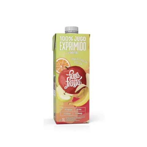 Jugo 100% Exprimido Multifruta 1000ml - PURA FRUTTA