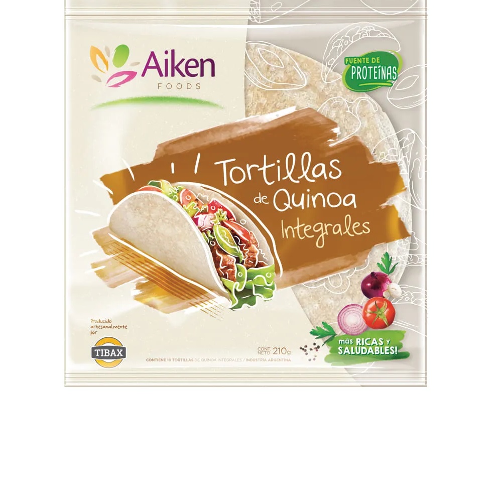 Tortillas de Quinoa Integrales x 210 g - AIKEN