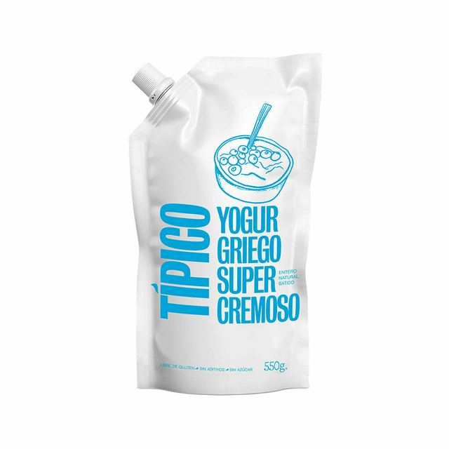 Yogur Típico Griego x 550 gr- La Delfina 