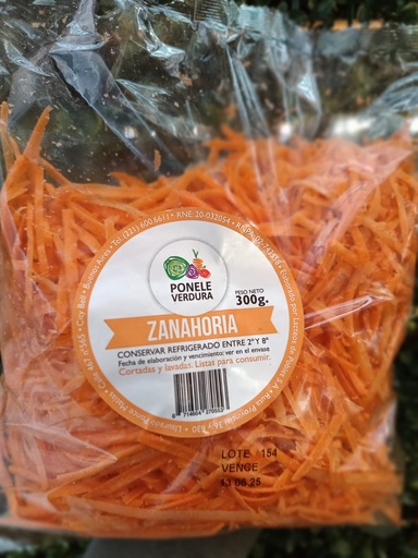 [006] Zanahoria rallada 300 g