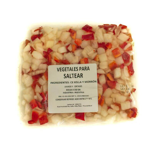 [012] Cubeteados para saltear (morrón+cebolla)