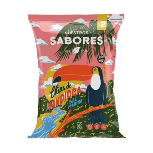[133] Chips de Mandioca 80g - Nuestros Sabores
