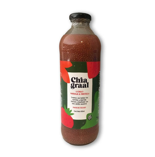 [314] Jugo Frutilla naranja & chia x 910 ml SIN TACC - CHIA GRAAL