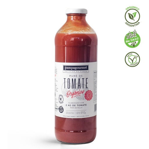 Puré de tomate organico CHICO 500 g - Pampagourmet
