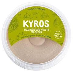 Hummus c/aceite oliva 230g - Kyros