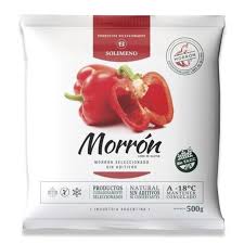 Morron Cubeteado Congelado x 500 gr - Solimeno