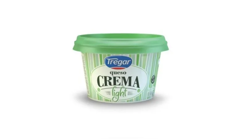 Queso crema light 190 grs - Tregar